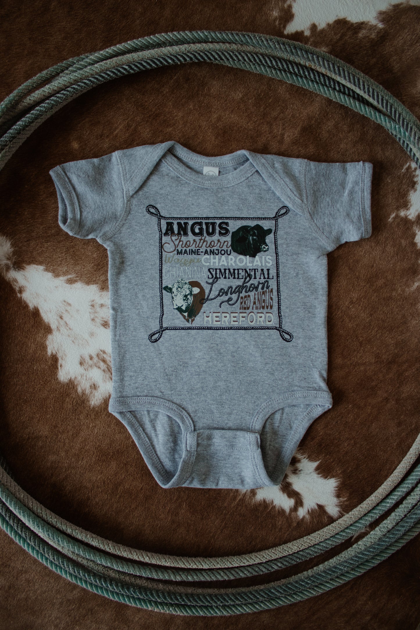 Cattle Breeds Onesie