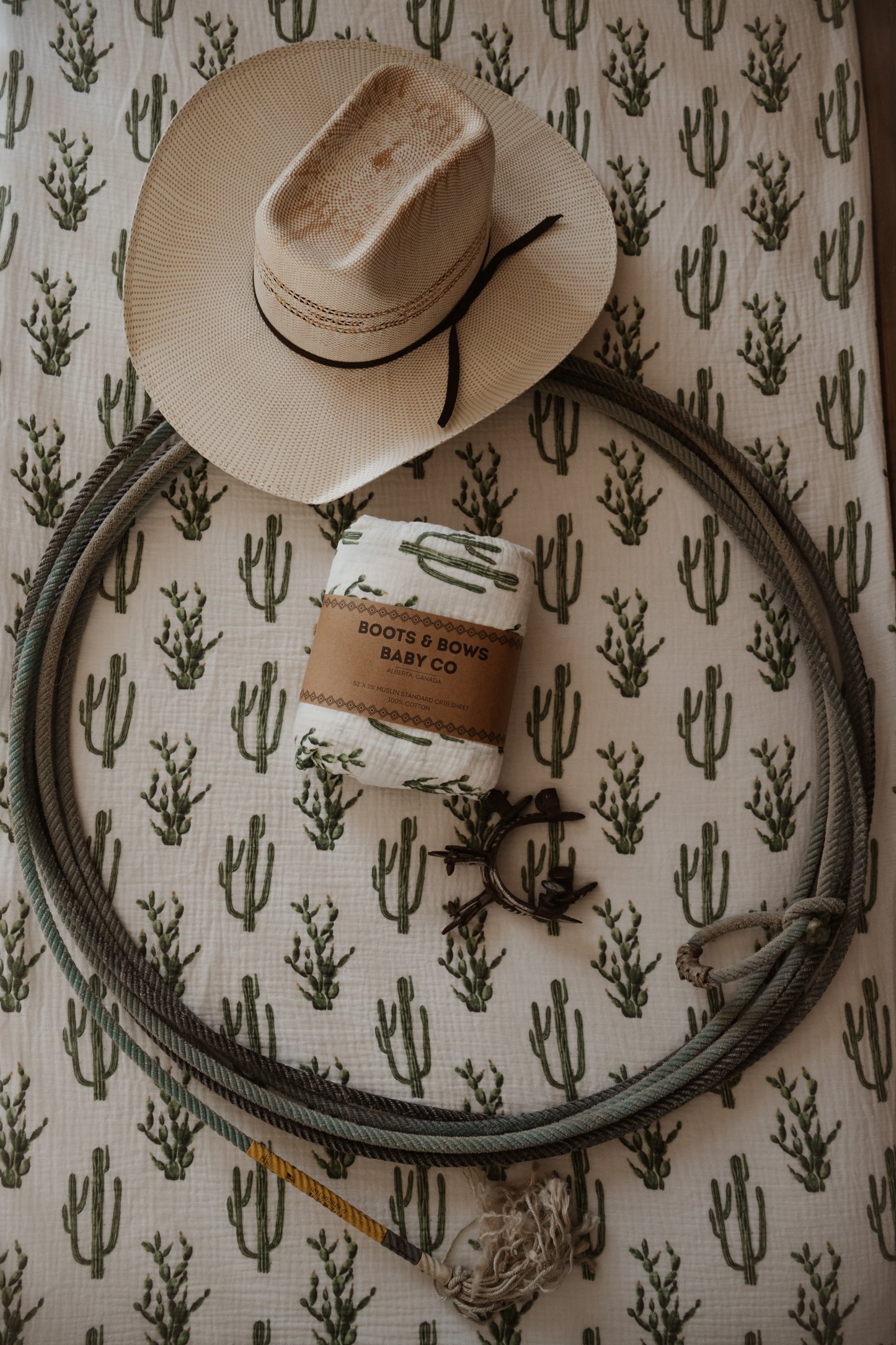 Cactus Crib Sheet