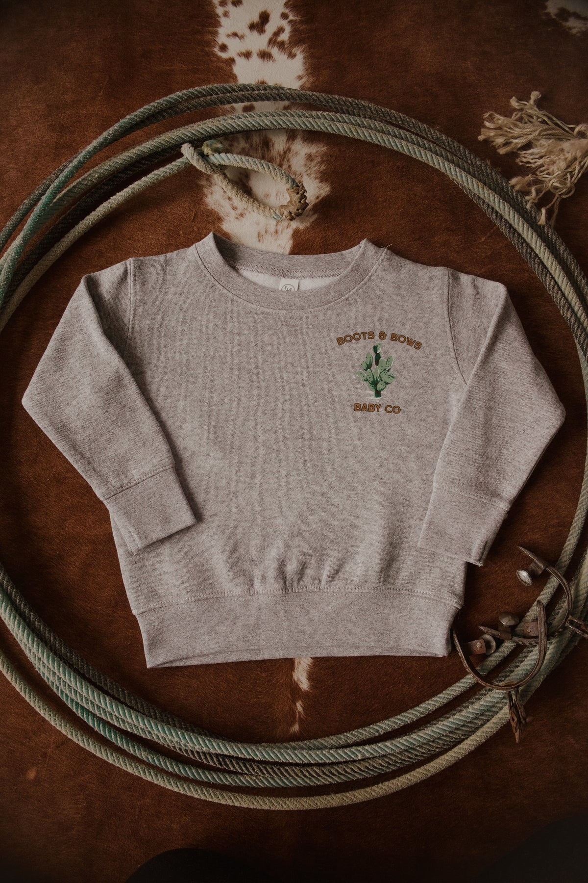 Mini Rancher Toddler Fleece Crewneck Sweatshirt PREORDER - SHIPS IN 5 BUSINESS DAYS