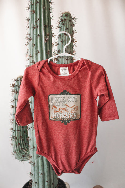 12-18M Hold my Horses Tee