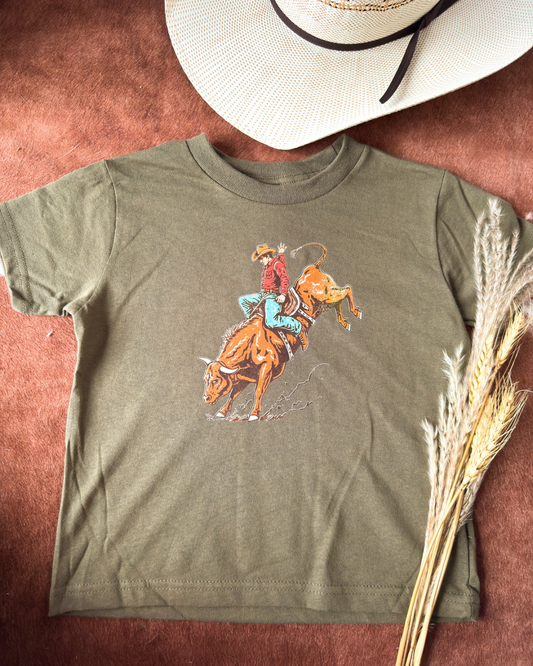 Rodeo Bull - Military Green