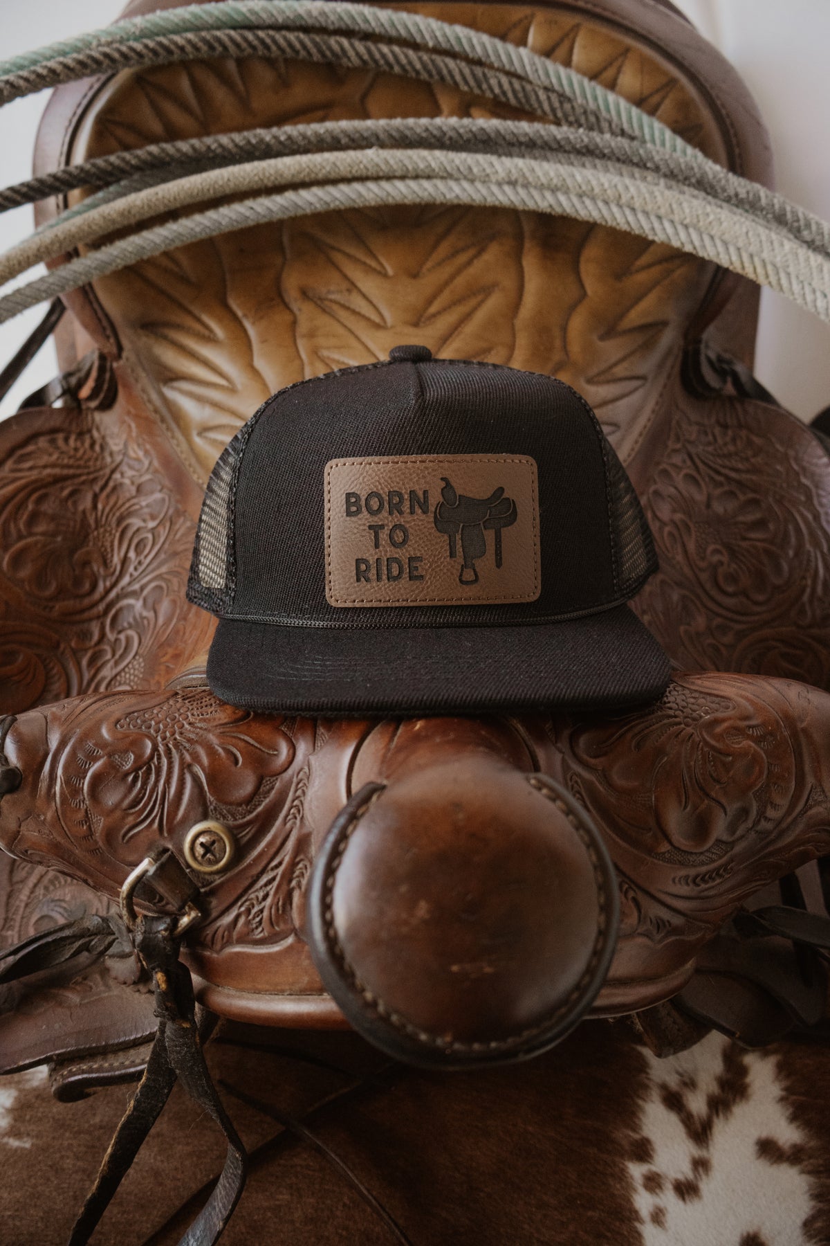 Born to Ride Infant Hat