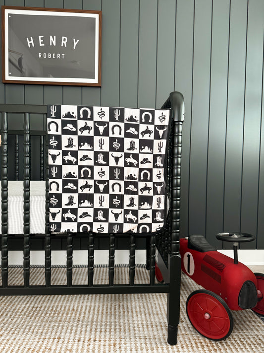 Outlaw Checkered Blanket