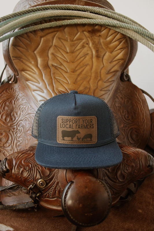 Support Your Local Farmers - Navy *Infant*