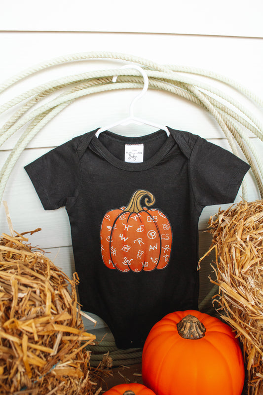Branded Pumpkin Onesie