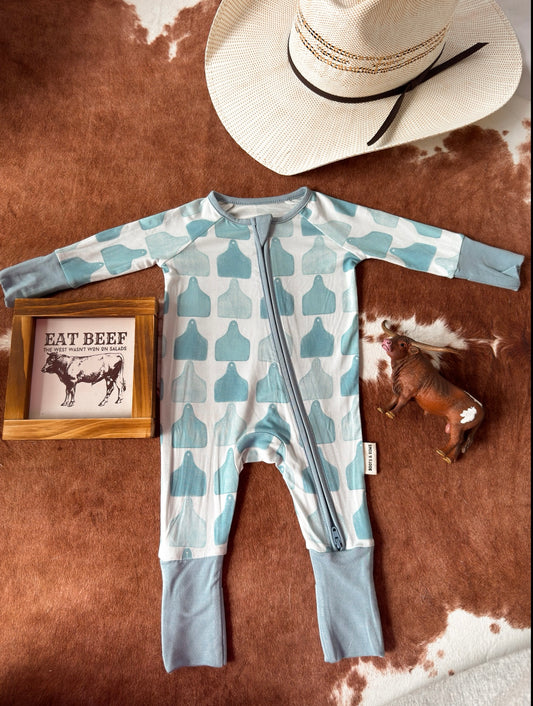 Blue Cow Tag
