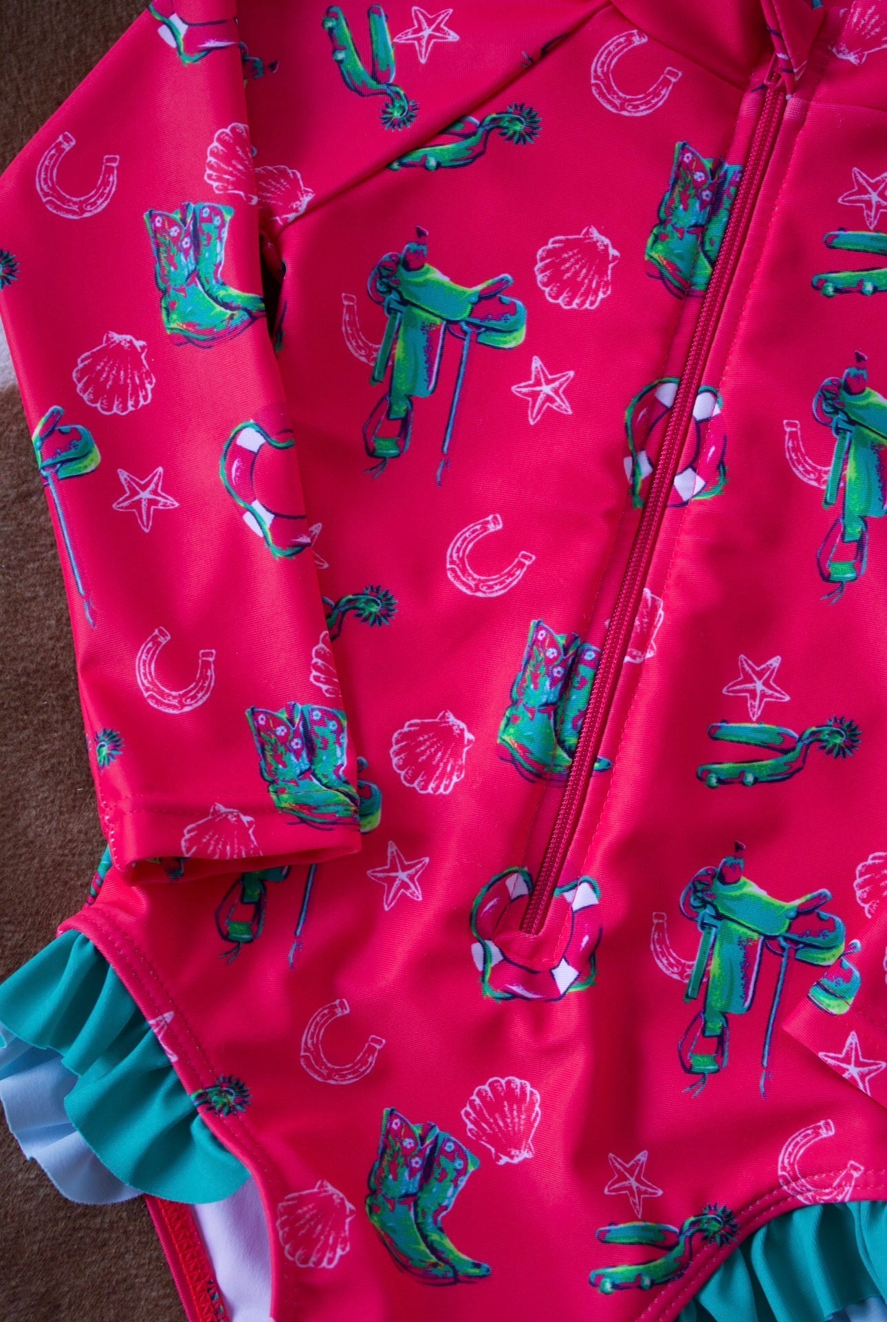Neon Western Swimsuit