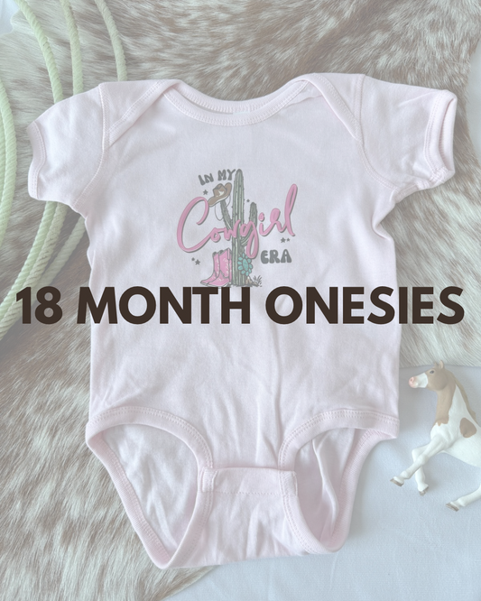 18 Month Onesies